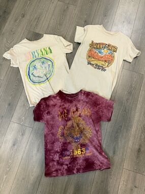 Lot of Three Women’s S Band Tee’s